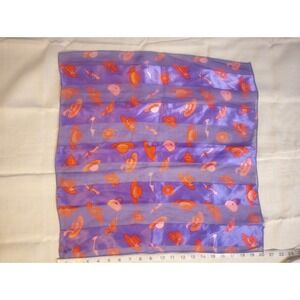 Purple Sheer Square‎ Scarf Hats,Purses And Shoes Design Unbranded 20 Inches